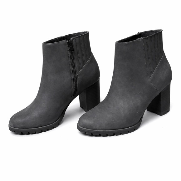 Kelly & Katie Shoes - Kelly & Katie Black Heeled Boots